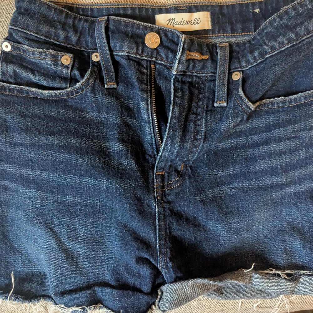 Madewell Curvy High Rise Denim Shorts